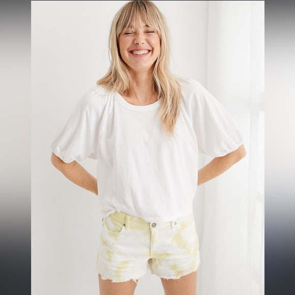 aerie Tops - NWOT Aerie Bubble Sleeve T Shirt